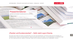 Desktop Screenshot of layer-chemie.de