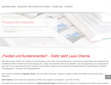 Tablet Screenshot of layer-chemie.de